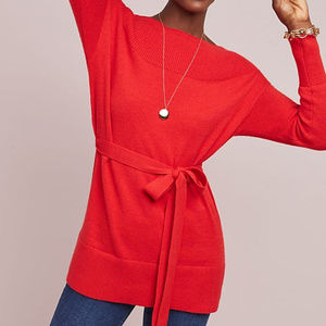 NWOT ett:twa Fireside Belted Sweater